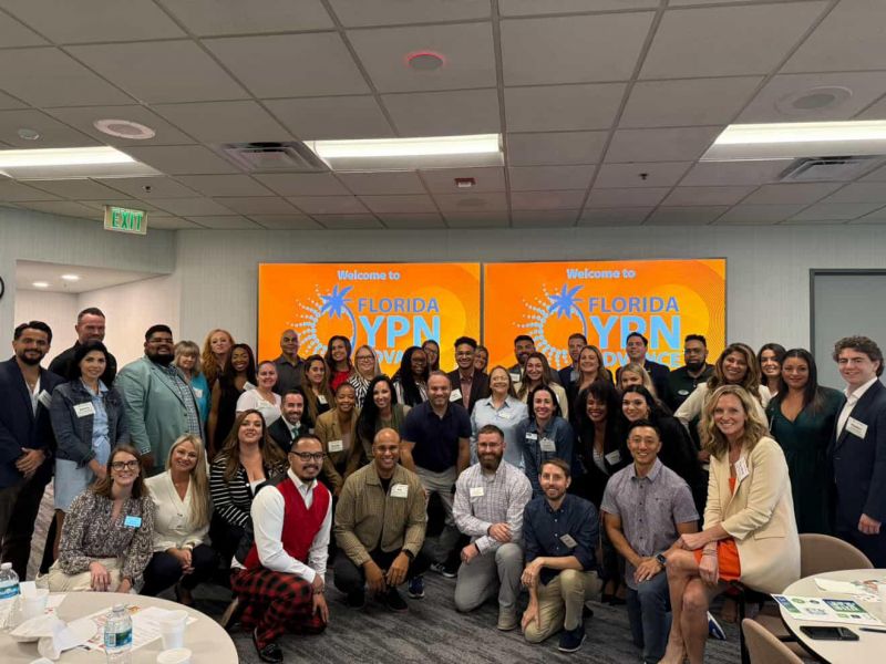 RASM YPN Logo on orange Background